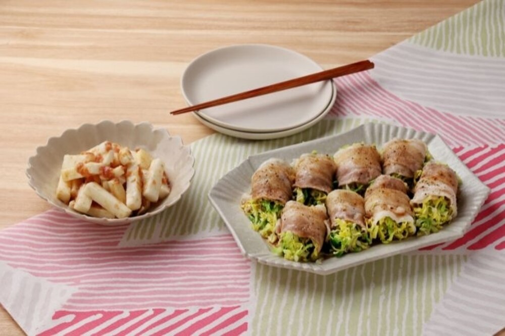 【無料公開】管理栄養士が考案!電子レンジで15分で完成♪「キャベツ」が主役の献立